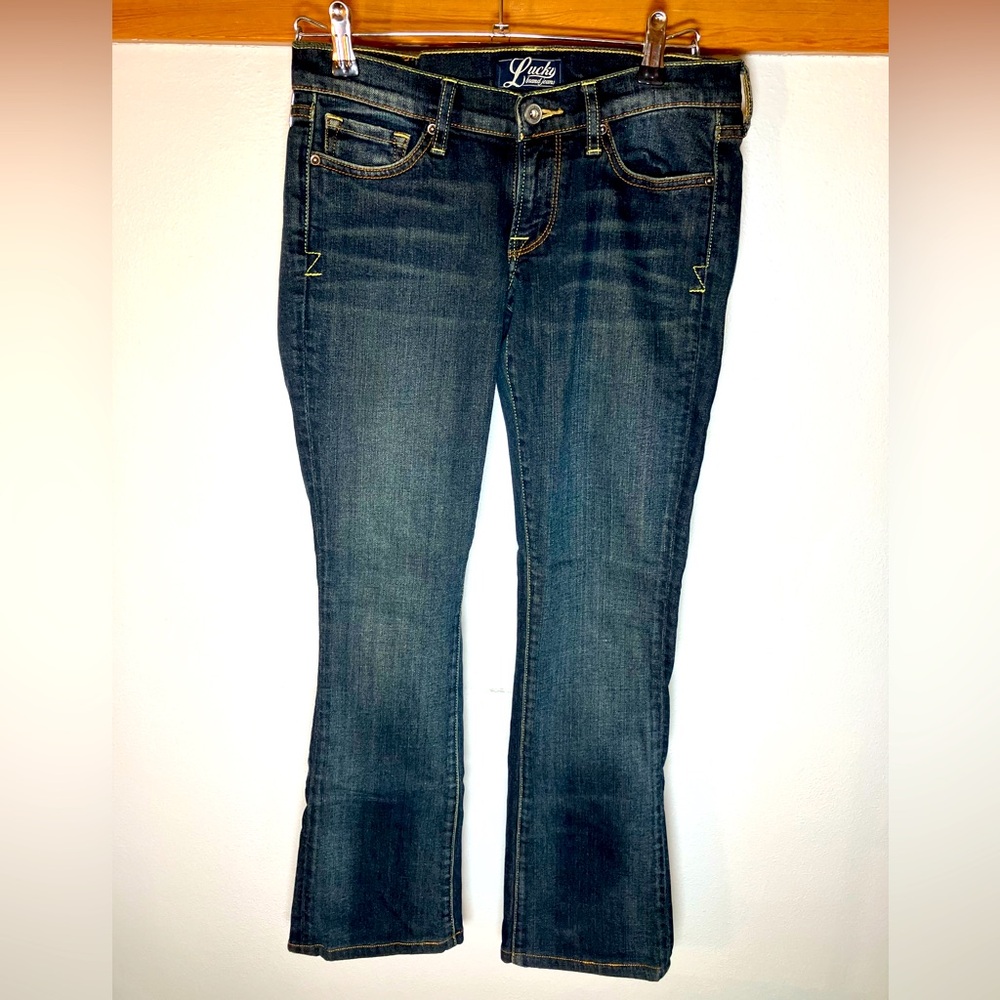 lucky brand 26 (30) zoe boot dark wash jeans 7W11097 - Picture 1 of 7